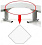 Угловое соединение столешниц Treston WB1212CT